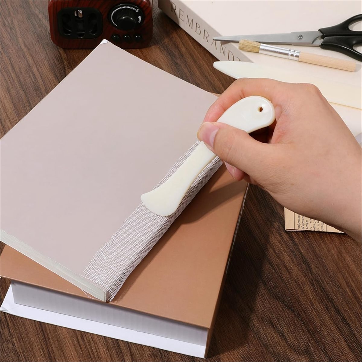 Bone Folder Tool - Kit di Riparazione per Rilegatura Libri