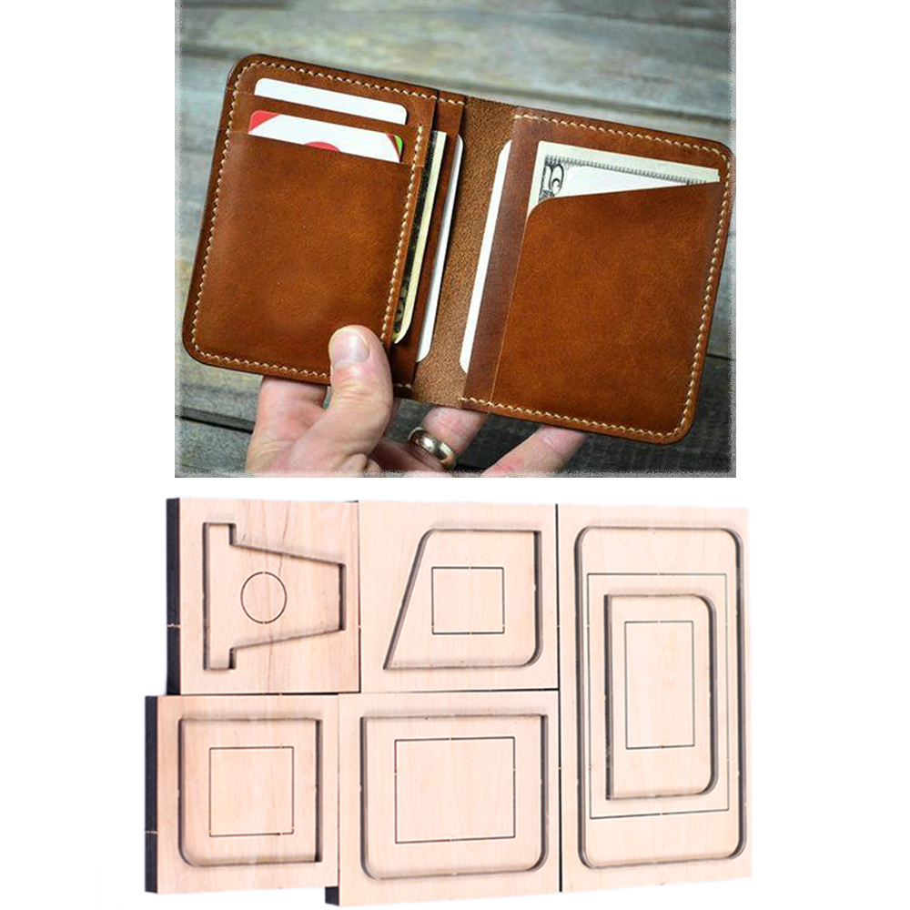 Leatherwork Machine - Portacarte semplice per lavori artigianali in