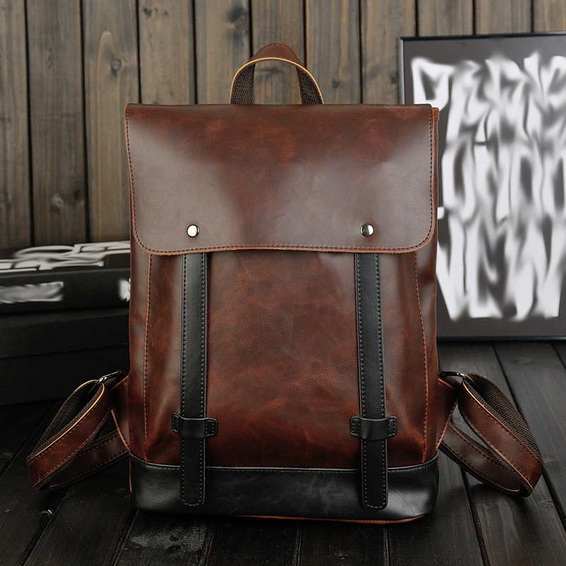 Zaino vintage in pelle da uomo - Leather Work Rucksack Mens recensione e prezzo